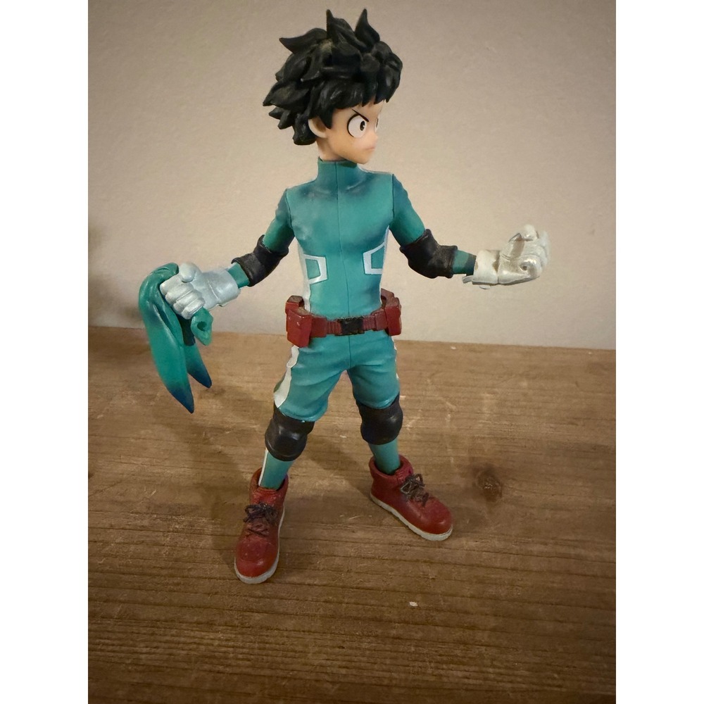 My Hero Academia Figure Lot Izuku Midoriya Deku and All Might Anime Statues